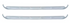 60-66 Chevy/GMC C10 Truck Chrome Door Sill Scuff Plates Pair