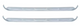60-66 Chevy/GMC C10 Truck Chrome Door Sill Scuff Plates Pair