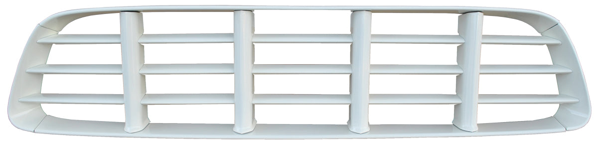 55-56 Chevy Pickup Truck Steel White Painted Front Grille Assembly