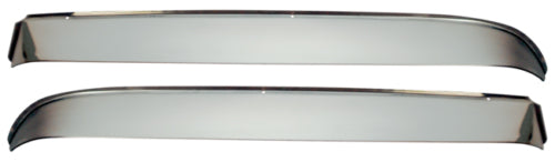 55-59 Chevy/GMC Truck Polished Stainless Steel Door Glass Vent Window Shades