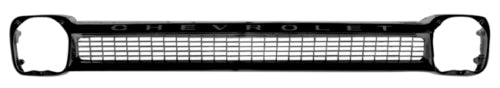 64-66 Chevy Truck Black Grille Shell with Chevrolet Lettering