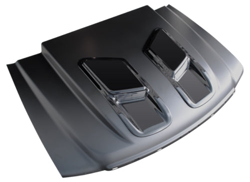 07-13 GMC Sierra 1500 2500 Ram Air Style Cowl Induction Hood