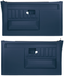 81-87 Chevy/GMC Pickup Truck OE Design Blue Plastic Front Interior Door Panels