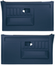 81-87 Chevy/GMC Pickup Truck OE Design Blue Plastic Front Interior Door Panels