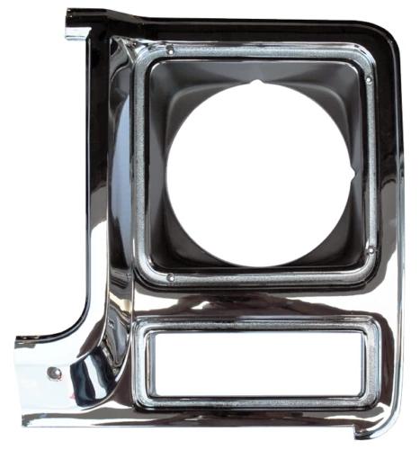 79-80 Chevy C10 Truck Plastic Inner Grill with LH & RH Headlight Bezels