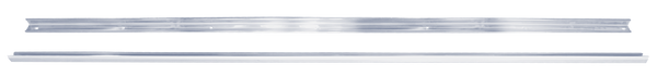 (2) 73-87 Chevy/GMC C10 Truck Short Bed Stepside Angle Strip Set Zinc (Pair)