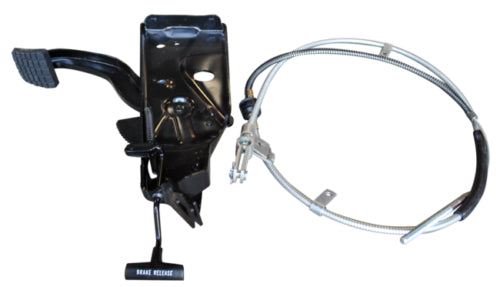 69-72 Chevy/GMC C10 Truck Emergency Parking Brake Pedal Assembly with Primary Cable