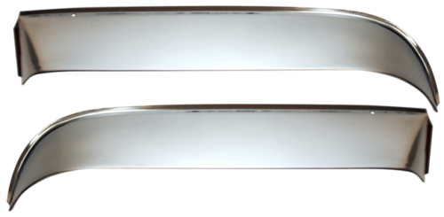 60-63 Chevy/GMC Truck Polished Stainless Steel Door Glass Vent Window Shades