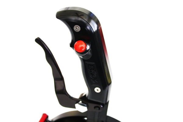 B&M Stealth Black Bandit Magnum Grip Shifter Handle Side Plate w/ Button