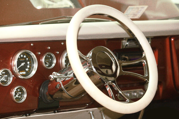 67-72 Chevy Pickup Truck Chrome Stainless Tilt Steering Column Kit with Power Steering