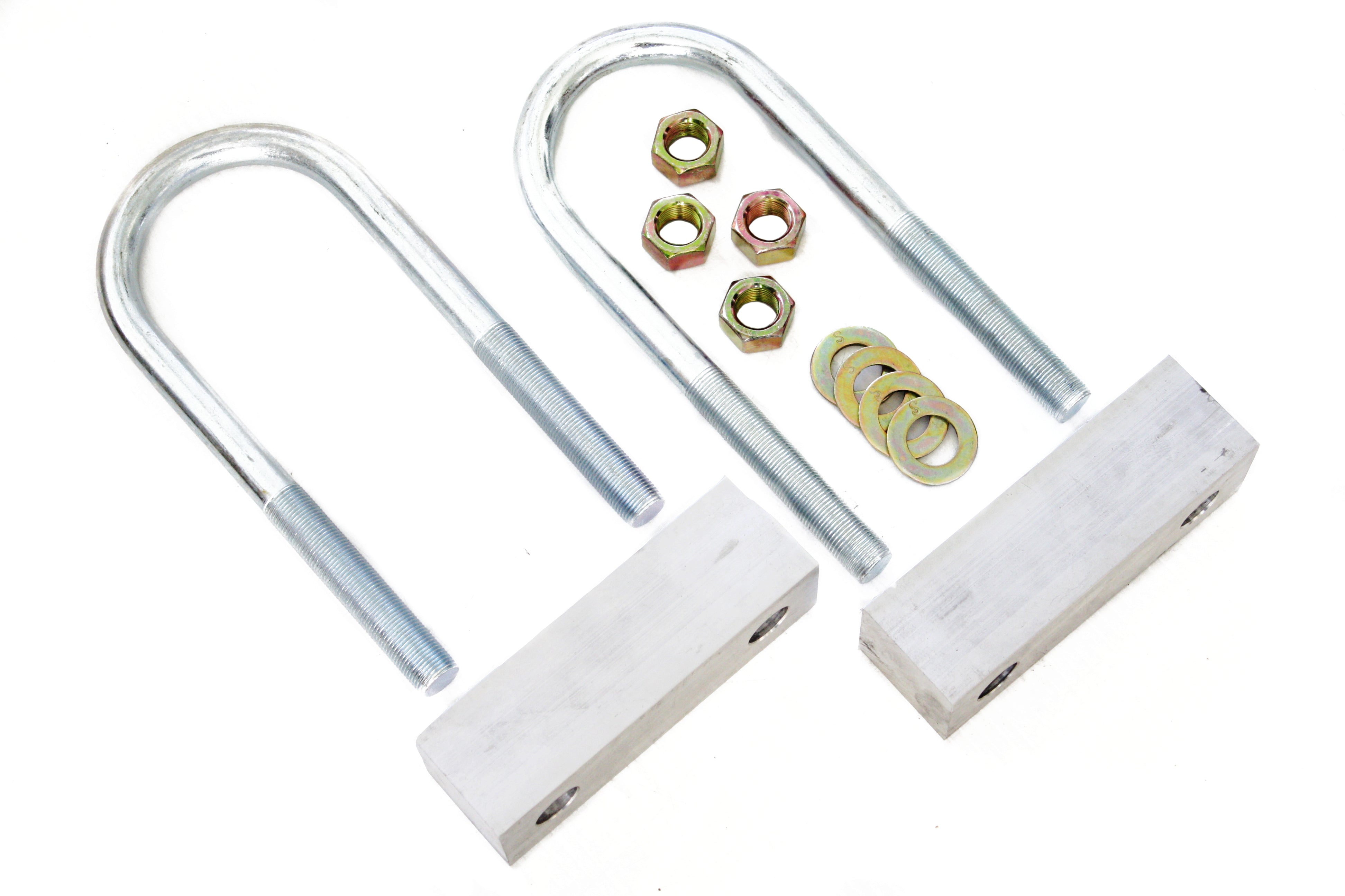 60-72 Chevy Truck Aluminum Rear 1" Lowering Drop Block Kit for Trailing Arms