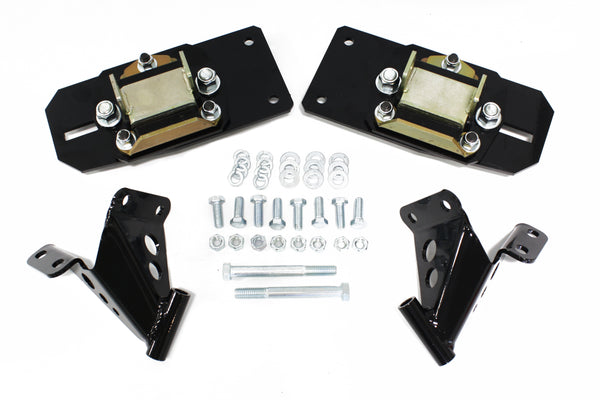 55-57 Chevy BelAir LS Engine Conversion Motor Mounts Swap Kit w/ Headers