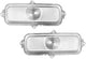 60-66 Chevy Truck Front LH & RH Clear Turn Signal Parking Lenses