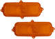 60-66 Chevy Truck Front LH & RH Amber Turn Signal Parking Light Lenses