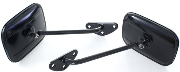 67-72 Chevy/GMC Truck Driver & Passenger Side View Black Door Mirrors & Arms