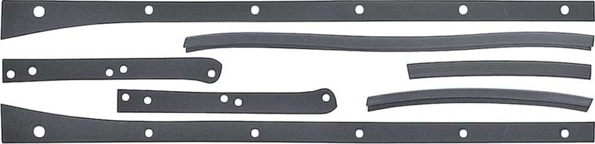 47-54 Chevy/GMC Truck Front Fender Gasket Rubber Trim Seal L & R Pair