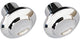 (2) 55-59 Chevy/GMC Truck Chrome Radio Dash Knobs 3/16" Hole