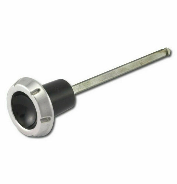 64-66 Chevy/GMC Truck Chrome/Black Headlight Switch Dash Knob with Rod