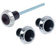 64-66 Chevy/GMC Truck Chrome/Black Headlight, Wiper Switch and Choke Knob