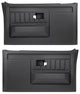 81-87 Chevy/GMC Pickup Truck OE Design Black Plastic Front Interior Door Panels