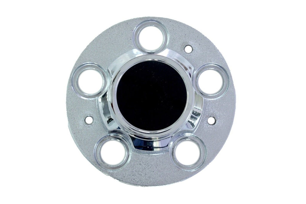 4 Chrome Rally Wheel Center Hub Caps For 77-87 Chevy/GMC K10 4WD Trucks – 6-Lug Bolt-On Set