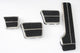 67-70 Chevy C10 Truck Deluxe Gas Brake Clutch & Emergency Pedal Pads w/ Trim Kit