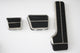 67-70 Chevy C10 Truck Deluxe Gas, Brake & Emergency Pedal Pads w/Stainless Trim
