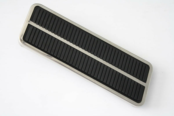 71-72 Chevy C10 Truck Deluxe Gas, Brake & Emergency Pedal Pads w/Stainless Trim