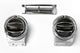 67-72 Chevy/GMC C/10 Truck Chrome Round A/C Center & Side Vents Air Conditioning