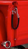 47-87 Chevy Truck Stepside Black Tailgate Chain Covers