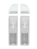 67-72 Chevy GMC Truck Fleetside Clear Tail Lights & Reverse Back-up Lamps Kit