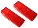 (2) 67-72 Chevy/GMC Suburban & Panel Van Rear Red Tail Light Lenses Pair