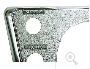 67-68 Chevy/GMC C10 Truck Chrome Dash Bezel w/ Lower Gauges
