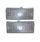 69-70 Chevy C10 Truck Clear Front LH & RH Grill Turn Signal Lights Park Lamps