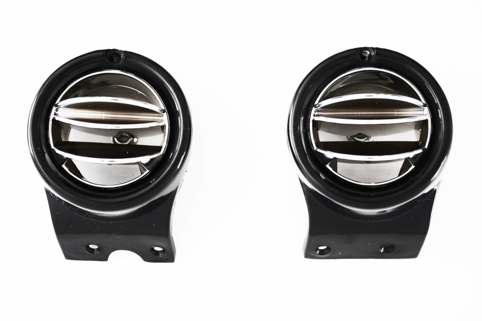 67-72 Chevy/GMC C10 Truck Chrome & Black Round A/C Side Vents Air Conditioning