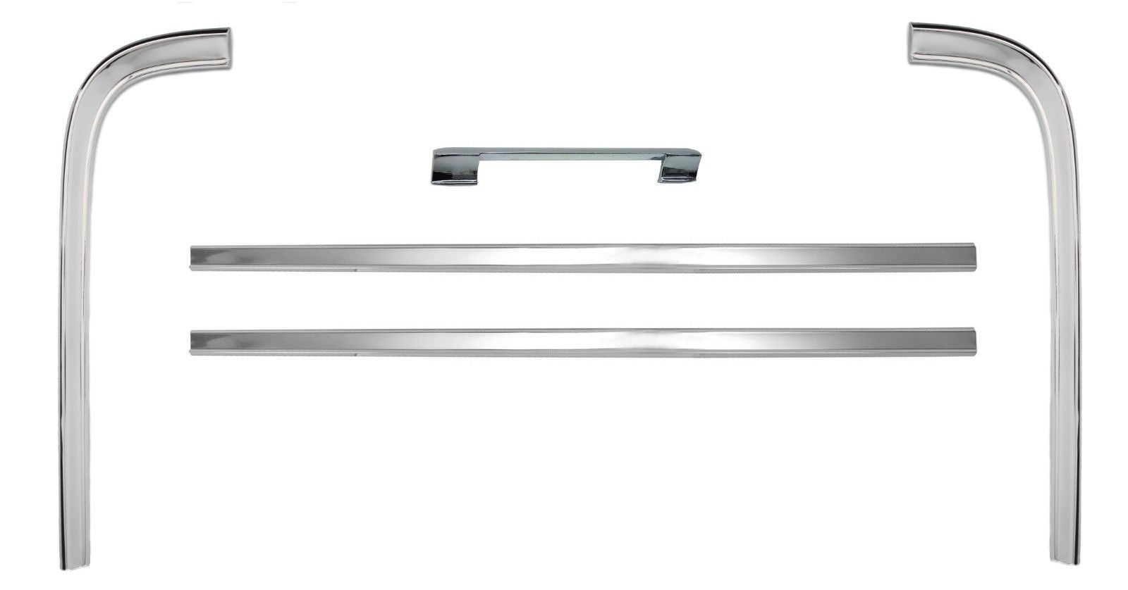 67-68 Chevy C10 Truck 5PC Rear Tailgate & Tail Light Lamp Fleetside Trim Molding