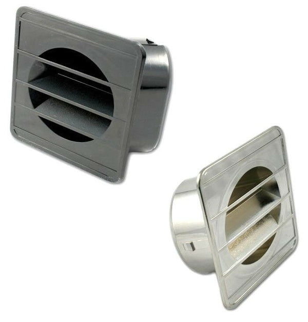 67-72 Chevy/GMC C10 Truck Cab LH & RH Side Chrome Dash Defrost Vents