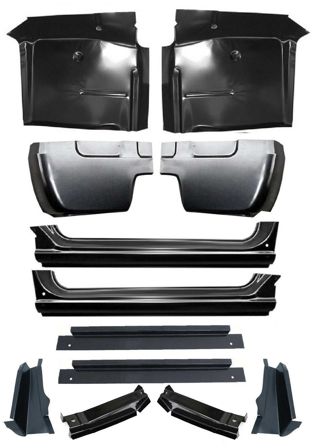 67-72 Chevy C10 Truck OEM LH/RH Cab Corner Rocker Panel Cab Mount Floor Pan 12PC