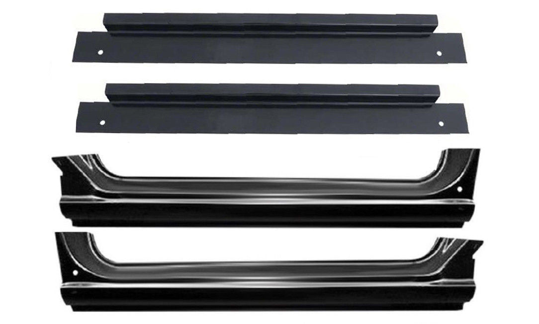 67-72 Chevy C10 Truck LH & RH Side Full Rocker Panels with Inner Patch Panels 4-PC