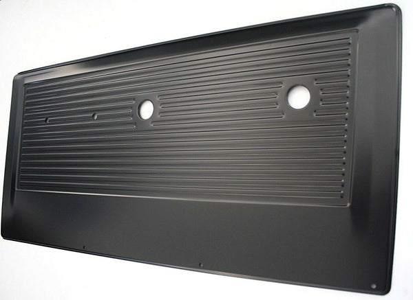 67-72 Chevy/GMC Pickup Truck Black Interior Door Panels with Chrome Trim & Screws