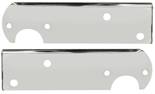 (2) 67-76 Chevy/GMC Truck Stepside Chrome Rear Tail Light Brackets