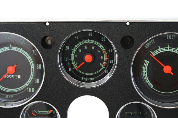 69-72 Chevy/GMC Truck Complete Tach Dash Gauge Cluster 8,000 RPM Tachometer