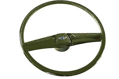 69-72 Chevy C10 Truck Green 17" Original Steering Wheel Kit w/ Horn Button