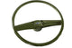 69-72 Chevy C10 Truck Green 17" Original Steering Wheel Kit w/ Horn Button
