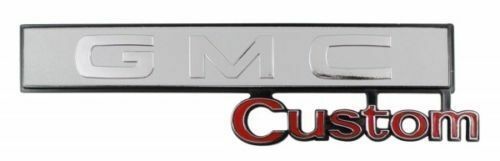 69-72 C10 Truck "GMC Custom" Glove Box Emblem