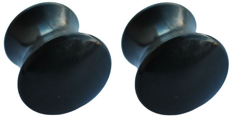 67-72 Chevy GMC C10 Truck Interior Black Fresh Air Vent Pull Knob Handle (Pair)