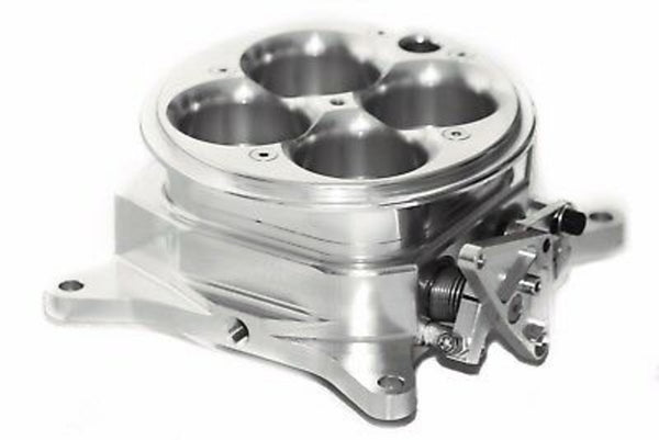 Polished Billet Aluminum EFI Fuel Injection 1200cfm 4-Barrel Throttle Body 4150