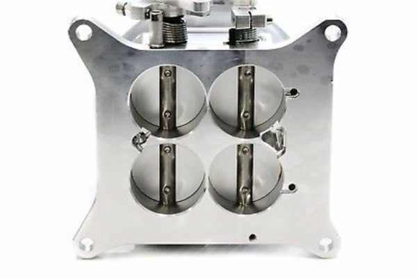 Polished Billet Aluminum EFI Fuel Injection 1200cfm 4-Barrel Throttle Body 4150