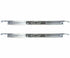 67-72 Chevy C10 Truck Chrome Bowtie Door Sill Scuff Plates with Screws Pair