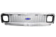 71-72 Chevy C10 Truck Polished Aluminum Outer & Inner Grille Shell with Blue Bowtie